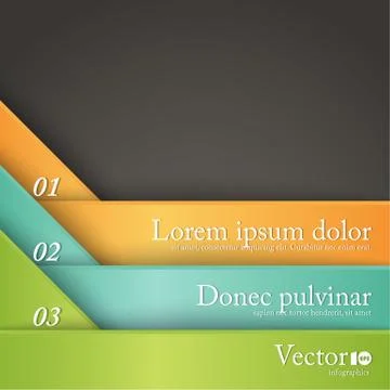 Abstract modern options template Stock Illustration