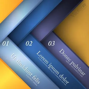 Abstract modern options template Illustrazione stock