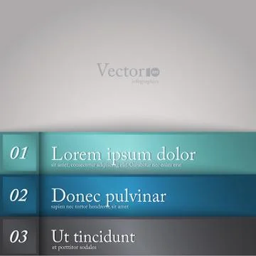 Abstract modern options template Illustrazione stock