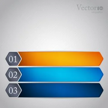 Abstract modern options template Stock Illustration