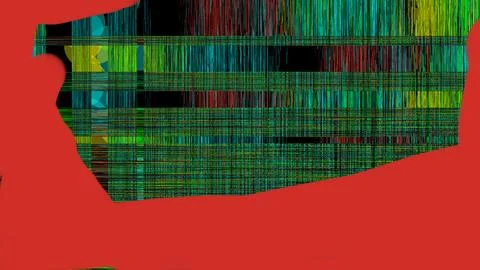 Abstract modern pattern or background with different forms Illustrazione stock