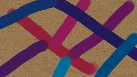 Abstract modern pattern or background with different forms Illustrazione stock