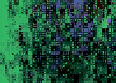 Abstract modern pixel digital background Stock Illustration