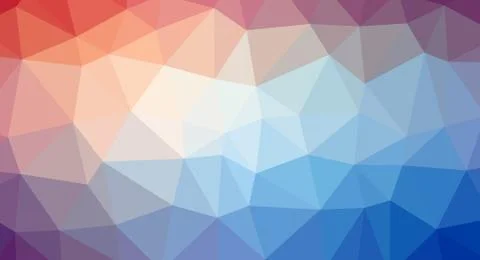 Abstract modern polygonal background based on geometric shapes of triangles o Stock Illustration