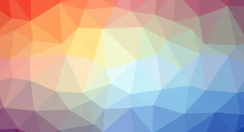 Abstract modern polygonal background based on geometric shapes of triangles o Stock Illustration