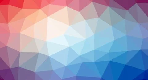 Abstract modern polygonal background based on geometric shapes of triangles o Stock Illustration