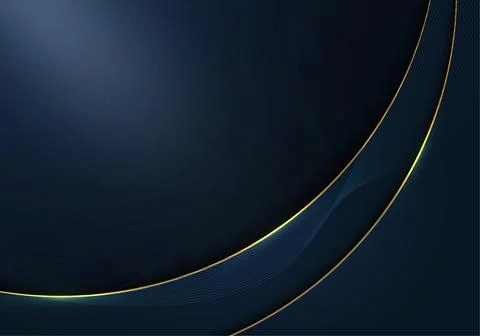 Abstract modern premium gradient blue template rounded design artwork. Stock-Illustration