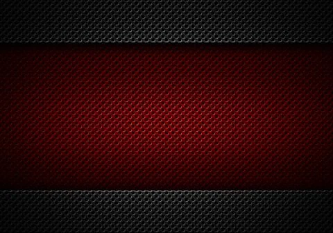 Abstract modern red black perforated plate Stock Illustration