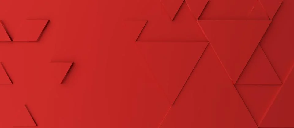 Abstract modern red triangle background Stock Illustration