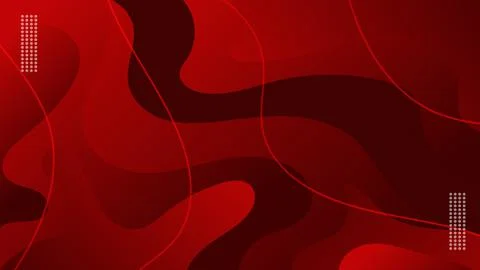 Abstract modern red wave overlap, dynamic swirl with gradient color wallpaper Stock Illustration