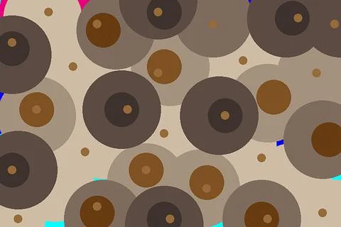 Abstract modern retro designs in different shape and colors Stock Illustration