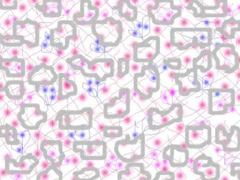 Abstract modern retro designs in different shape and colors Stock Illustration