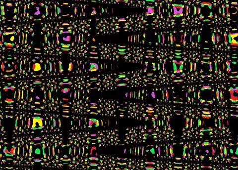 Abstract modern retro designs in different shape and colors Stock Illustration