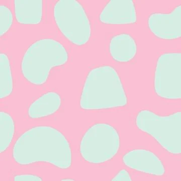 Abstract modern retro seamless background spots shapes Illustrazione stock