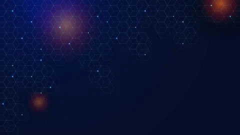 Abstract modern scientific background with hexagons pattern Stock Illustration