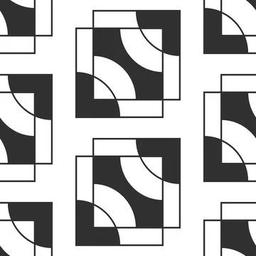 Abstract Modern Seamless Pattern, Geometric Print Stock Illustration
