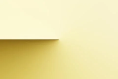Abstract modern Shadow clock, Sundial on empty color background 3D rendering Stock Illustration