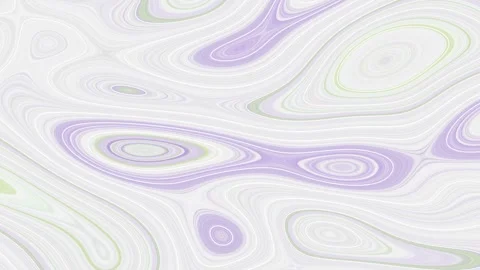 Abstract Modern Swirling Pattern in Soft Purple and Green Tones on a Light .. Stock Footage 300904406