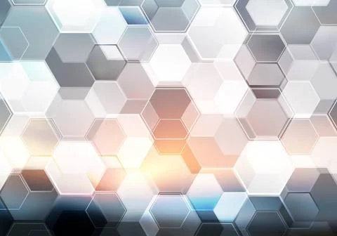 Abstract modern tech hexagon texture design Abstract modern tech hexagon t... Stockfoto's
