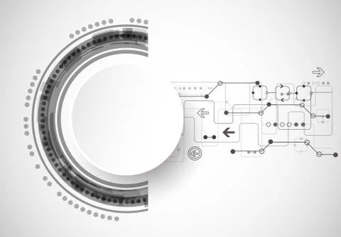 Abstract modern technology background. Stock Illustration