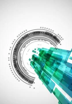 Abstract modern technology background. Stock Illustration