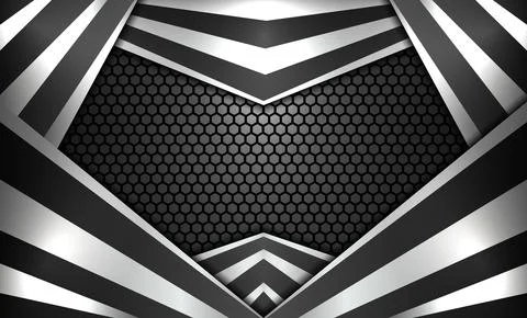 Abstract modern technology dark gaming backdrop banner background Stock Illustration