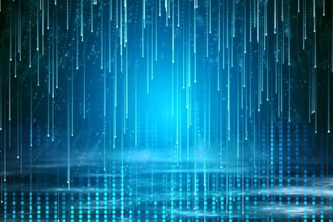 Abstract Modern Technology Multicolored Background Stock Illustration