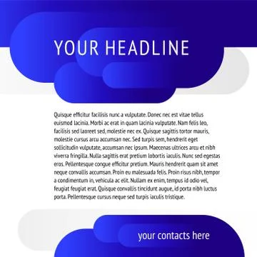 Abstract modern template Stock Illustration