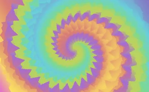 Abstract modern Tie Dye pattern. Abstract psychedelic festive texture. Rainbow Stock Illustration