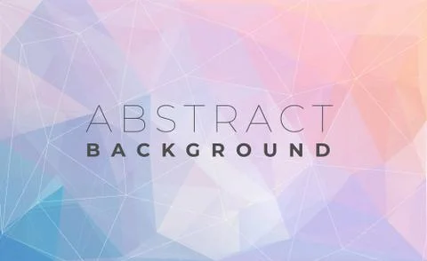 Abstract modern triangle polygonal background, vector illustration. Stock Illustration