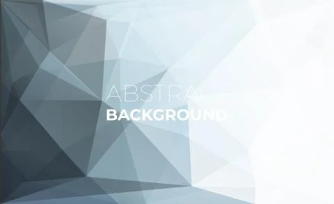 Abstract modern triangle polygonal background, vector illustration. Stock Illustration