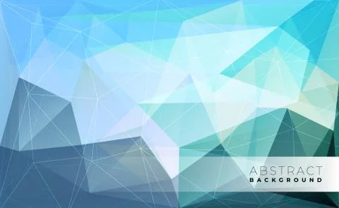 Abstract modern triangle polygonal background, vector illustration. Stock Illustration