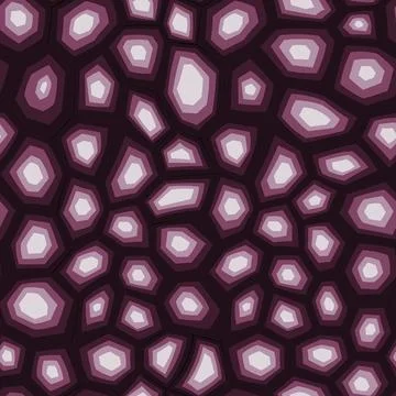 Abstract modern turtle shell seamless pattern. Animals trendy background. Purple Stock Illustration