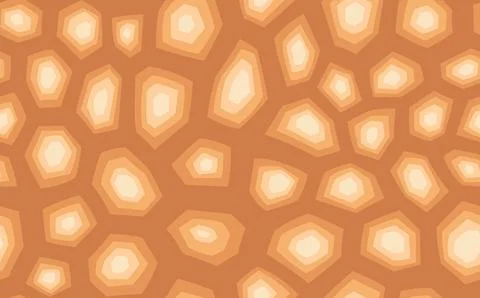 Abstract modern turtle shell seamless pattern. Animals trendy background. Beige Stock Illustration