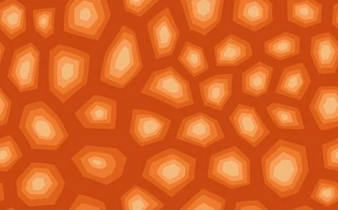 Abstract modern turtle shell seamless pattern. Animals trendy background. Beige Stock Illustration