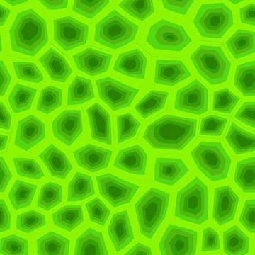 Abstract modern turtle shell seamless pattern. Animals trendy background. Green Stock Illustration