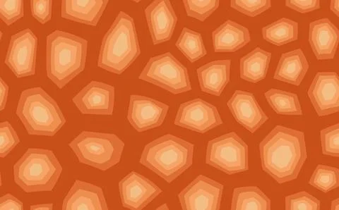 Abstract modern turtle shell seamless pattern. Animals trendy background. Beige Stock Illustration