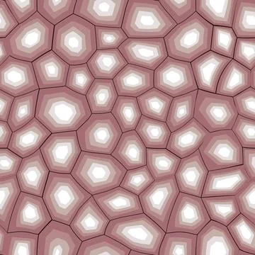 Abstract modern turtle shell seamless pattern. Animals trendy background. Brown Stock Illustration