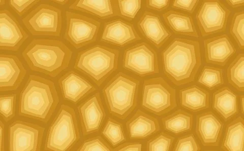 Abstract modern turtle shell seamless pattern. Animals trendy background. Beige Stock Illustration