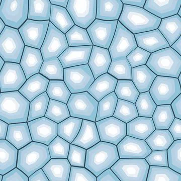 Abstract modern turtle shell seamless pattern. Animals trendy background. Blue Stock Illustration