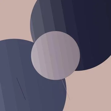 Abstract modern vector background: abstract, circles, dots, retro, seventies, Stock Illustration