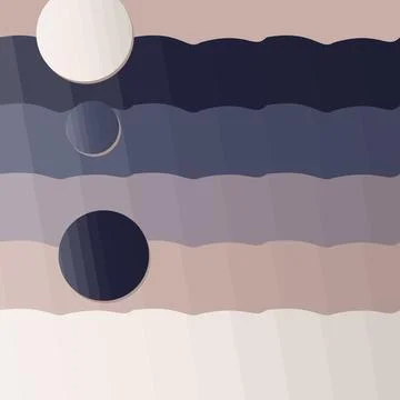 Abstract modern vector background: abstract, circles, dots, retro, seventies, Stock Illustration