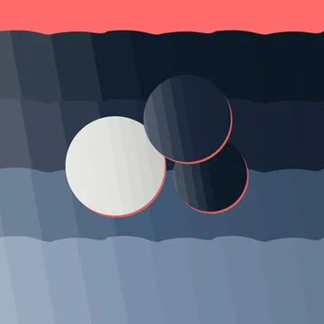 Abstract modern vector background: abstract, circles, dots, retro, seventies, Stock Illustration