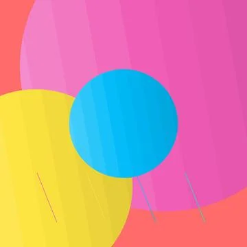 Abstract modern vector background: abstract, circles, dots, retro, seventies, Stock Illustration