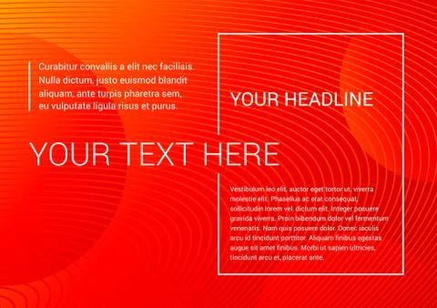 Abstract modern vector layout  template Stock Illustration