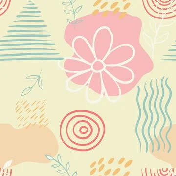 Abstract modern vector seamless pattern Stock Illustration