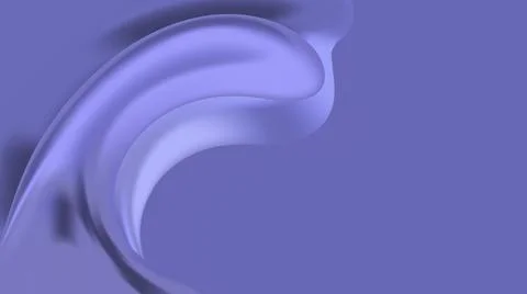Abstract modern Very Peri background with fluid luminous waves. Trendy color Illustrazione stock