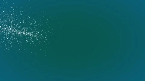 Abstract modern wave flow background. Blue particles wave flow background. Stock Footage 341782127