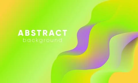 Abstract modern wave gradient backgraund Stock Illustration