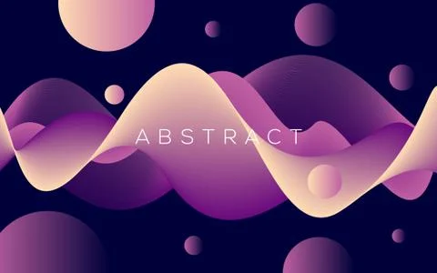 Abstract modern wave Stock Illustration